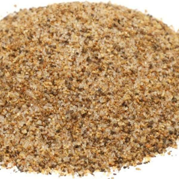 Lime Pepper Seasoning from The Olive Tap: a pile of grain-sized tan, brown, and white spices.