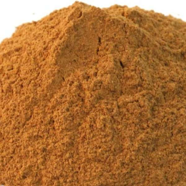 Saigon Vietnamese Cinnamon from The Olive Tap: a pile of brown ground cinnamon on a white background.