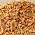 Steak Rub from The Olive Tap: a pile of tan chunks of seasoning with different sized pieces.