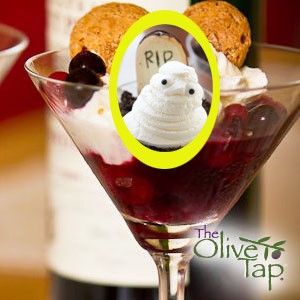 Berries with Dark Chocolate Balsamic Vinegar and Ghouls